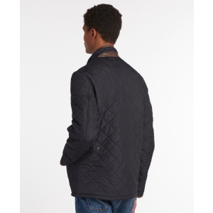BARBOUR POWELL QUILT NAVY, Menswear