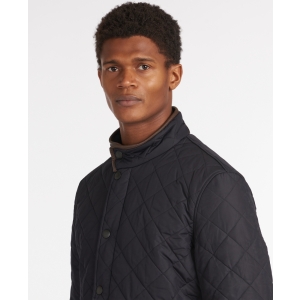 BARBOUR POWELL QUILT NAVY, Menswear