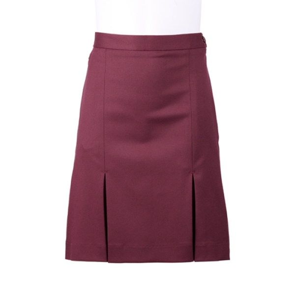 MAROON SKIRT (2 PLEAT FRONT AND BACK), St. Dominic's Grammar School, Victoria College Belfast