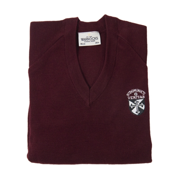 ST DOMINICS PULLOVER ACRYLI WB, St. Dominic's Grammar School