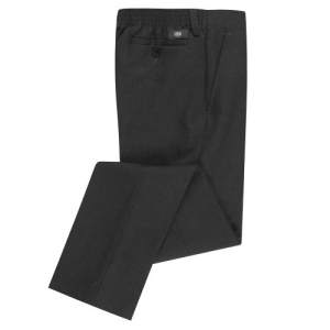 PLUS FIT TROUSERS - CHARCOAL, Friends' School Lisburn , Methodist College Belfast, The Wallace High School, SHORTS & TROUSERS