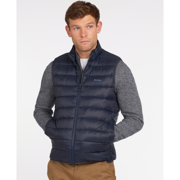 BARBOUR BRETBY GILET NAVY, Menswear