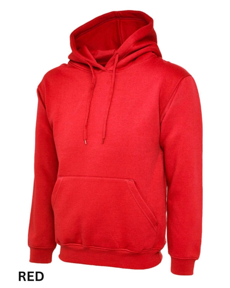 Eskimo_Product_91bbd1_4fcb98_f0e94d_red_1_1_1_1_1.jpg St Margaret Ward Leavers Hoodie (Name on Sleeve)