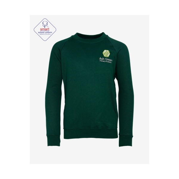 Ash Green Round Neck Jumper