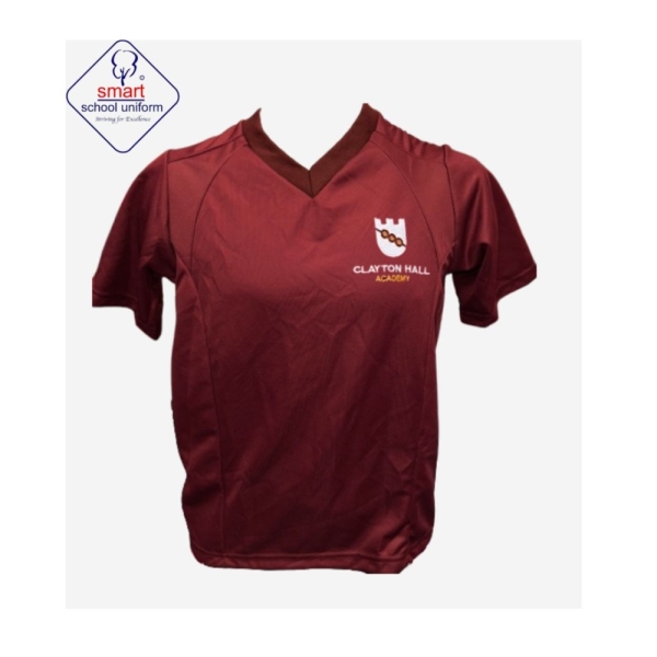 Clayton Maroon Sport Shirt