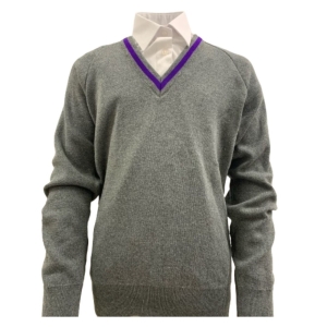 Edenhurst Grey Knit Vee