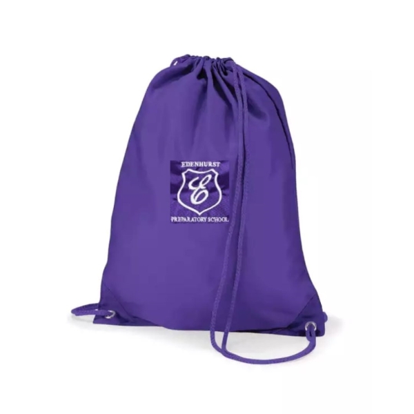 Edenhurst Gym Sac's Purple and Black