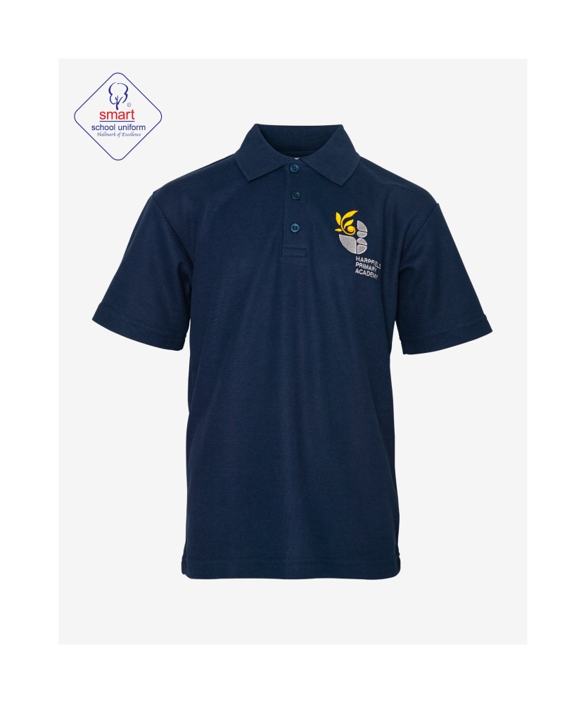 Eskimo_Product_harpfield-navy-polo.jpg Harpfield Primary Academy Uniform Polo