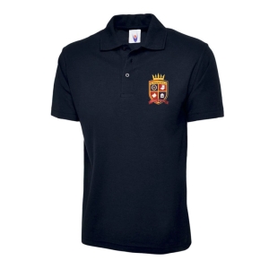 Kingsfield Staff Polo (White + Navy)
