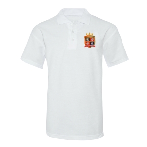 Kingsfield primary Uniform White Polo