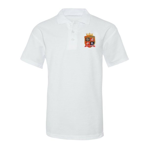 Kingsfield primary Uniform White Polo