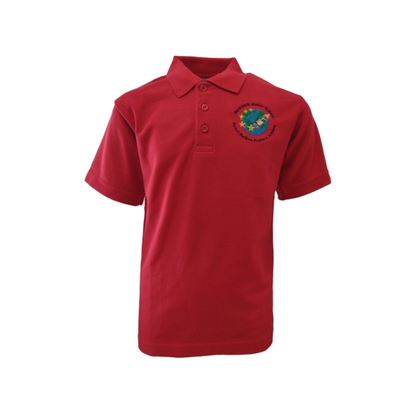 Moorpark Junior smart Red Polo