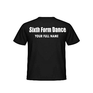 Biddulph High Sixth Form Dance Tee Shirts