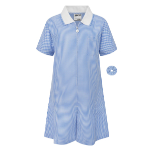 MTO ZE A LINE GINGHAM DRESS
