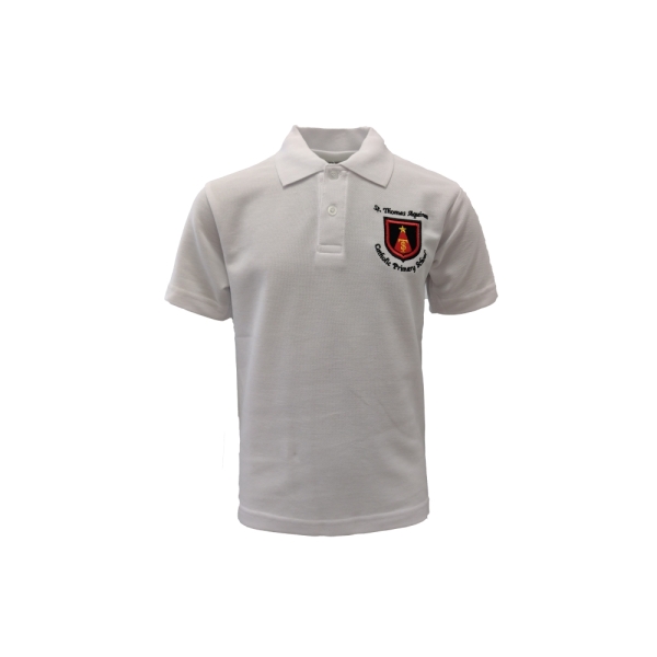 St Thomas Aquinas Uniform Polo White