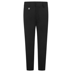 Zeco Black Junior Slim Fit Trouser