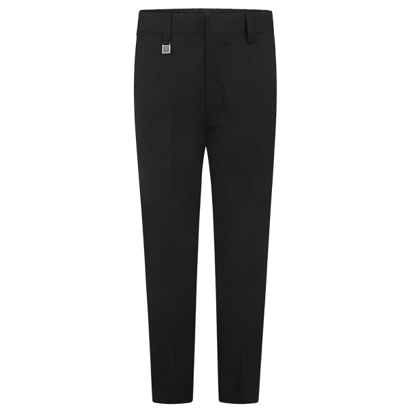 Zeco Black Junior Slim Fit Trouser
