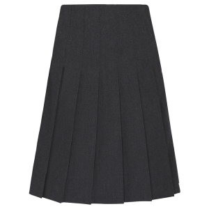 Thistley Hough Pleated Grey Skirt