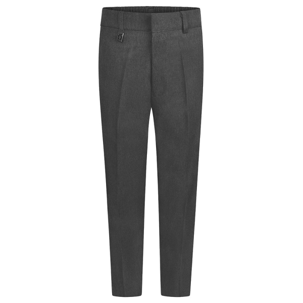 Zeco Grey Junior Slim Fit Trousers