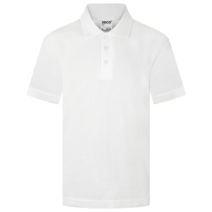Plain ZECO White Polo