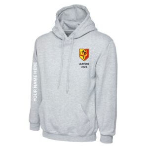 LEAVERS HOODIE (NAME ON SLEEVE)
